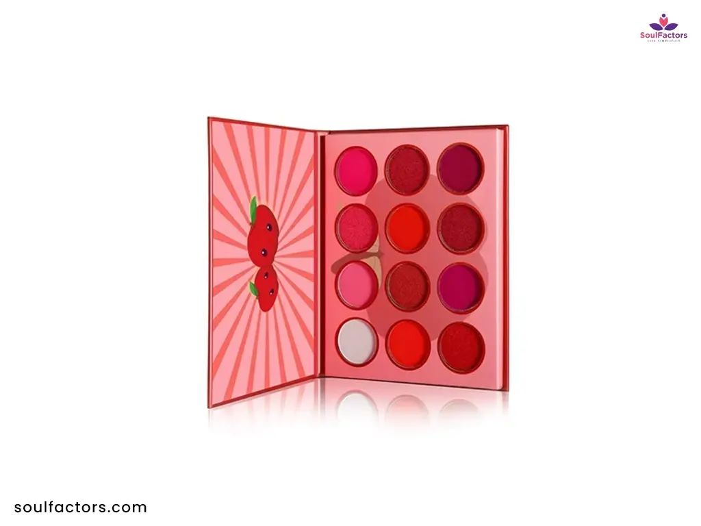 Afflano Red Eyeshadow Palette Makeup