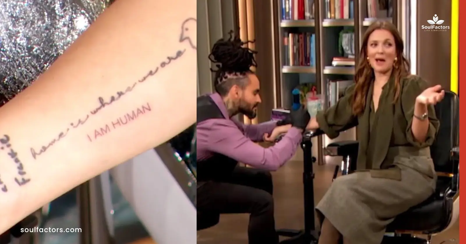 Drew Barrymore's Tattoo Reveal
