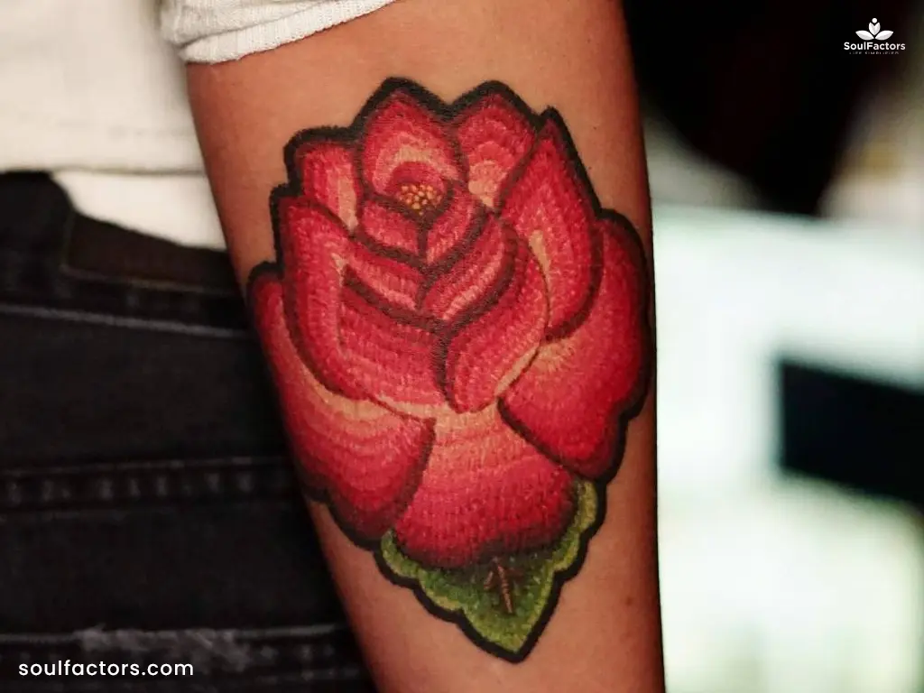 Floral Forearm Tattoo