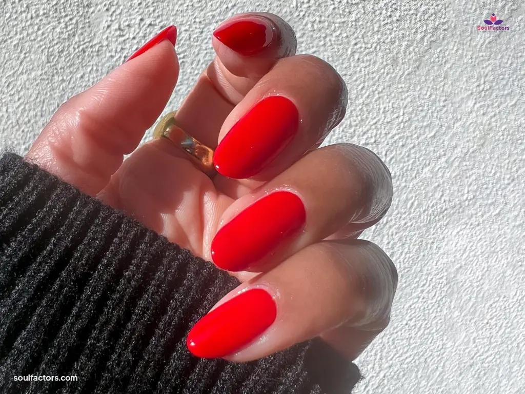 Red Nail Color For Winter