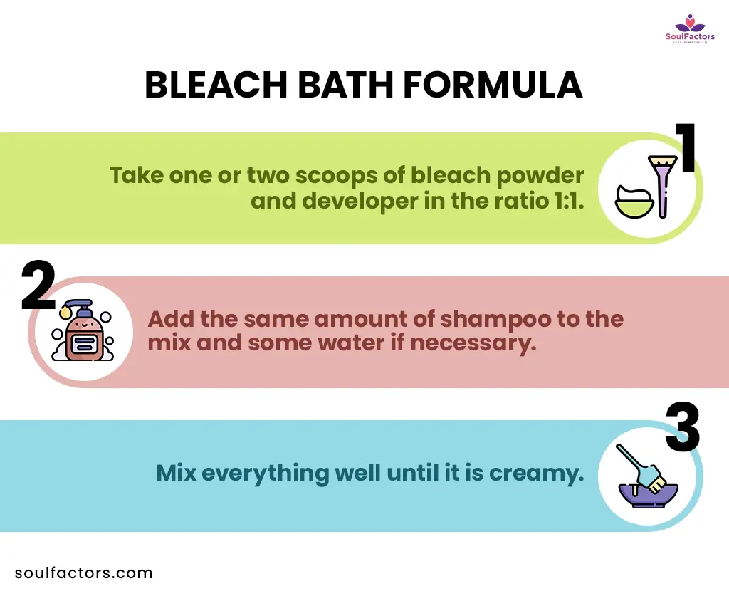 Bleach Bath Ratio For Hair