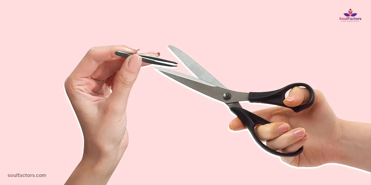 How To Sharpen Tweezers With Scissors