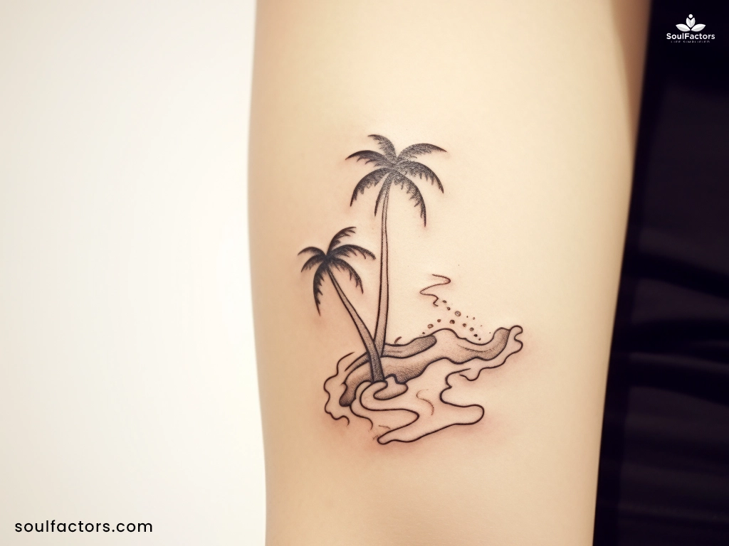 beach wave tatto