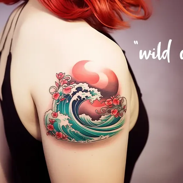 ocean tattoo forearm