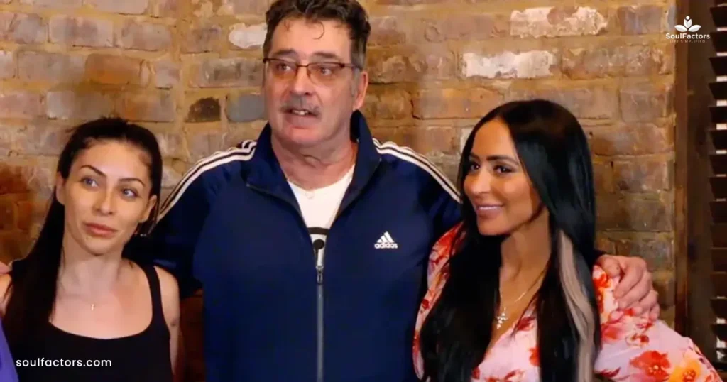 Angelina Pivarnick with her biological father and step-sister