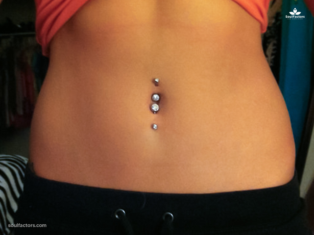 Double Belly Button Piercing