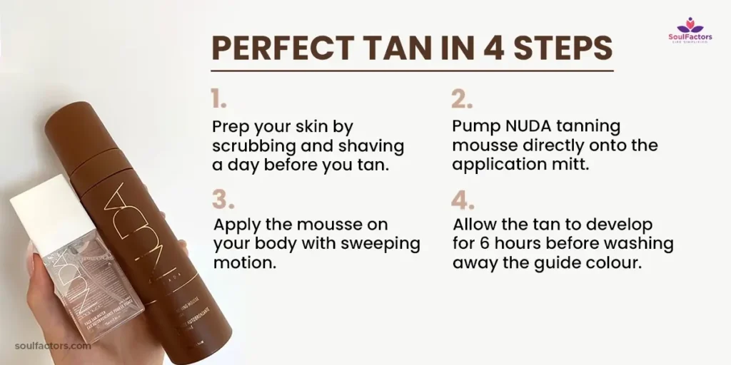 How to Use Nuda Tanning Mousse?