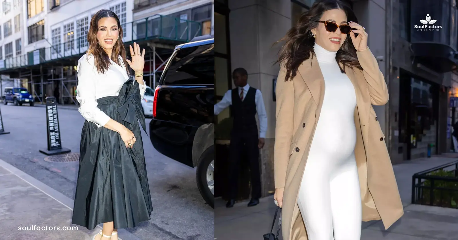 Pregnant Jenna Dewan's stylish NYC outing