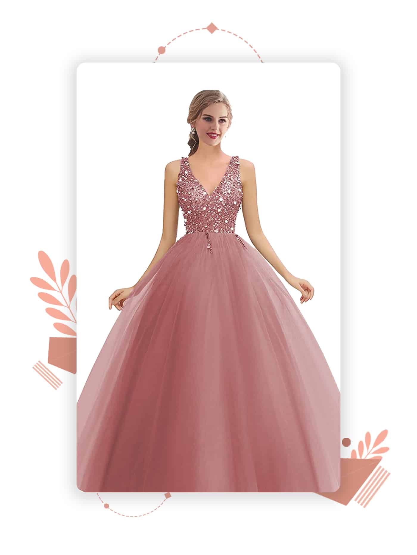 iLovewedding Pink Cocktail Dresses